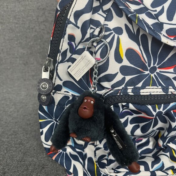 NWOT Kipling K10367 Fiona Travel MEdium Backpack Floral Flourish Multi Polyester - Picture 5 of 9